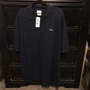 Lacoste Navy Blue polo 👕 size 8=XXL